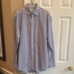 Charles Tyrwhitt Classic Blue Stipe Non-Iron Shirt
